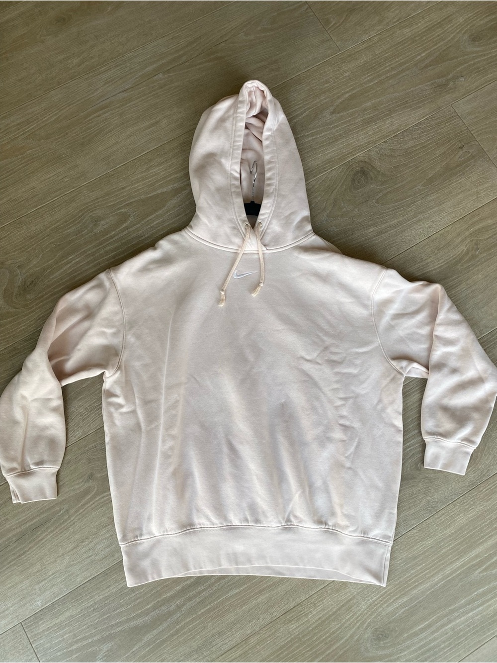 Nike Sportswear Blush Pink Swoosh Fleece Hoodie Pullover Women’s Medium